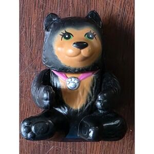 Vintage Littlest Pet Shop Zoo Honey Bear 1993 Kenner Black Bear Zoo Wilderness